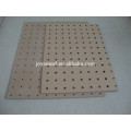 Vente chaude 3mm / 4mm / 4.5mm / 5mm / 6mm mdf peg board avec visage mélamine